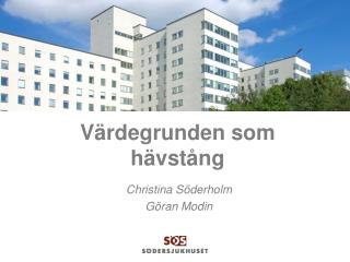 Värdegrunden som hävstång