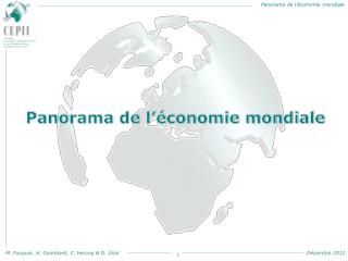 Panorama de l’économie mondiale