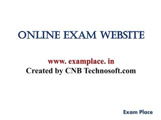 Online Exam Website