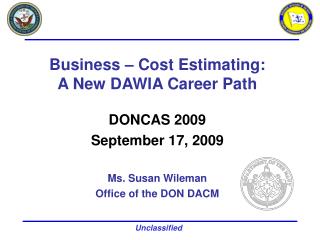 Business – Cost Estimating: A New DAWIA Career Path