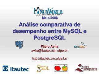 Análise comparativa de desempenho entre MySQL e PostgreSQL