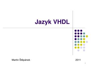 Jazyk VHDL