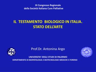 III Congresso Regionale