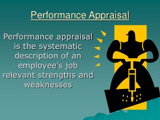 Performance Appraisal