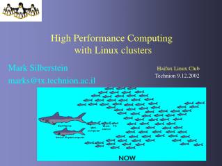 High Performance Computing with Linux clusters