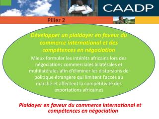 Plaidoyer en faveur du commerce international et compétences en négociation