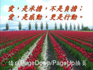 請以 PageDown/PageUp 換頁