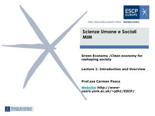 Scienze Umane e Sociali MIM