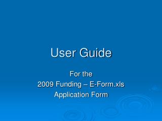 User Guide