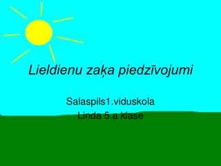 Lieldienu zaķa piedzīvojumi