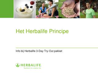 Het Herbalife Principe