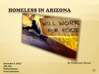 Homeless in Arizona