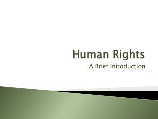 Human Rights