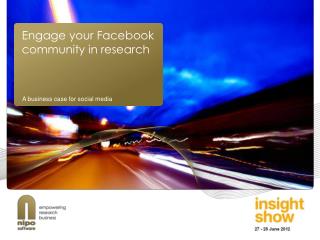 Engage your Facebook community in research