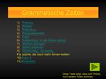 Grammatische Zeiten