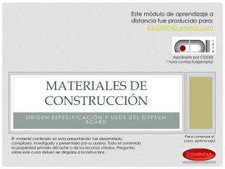 Materiales de construcción