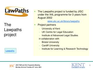 The Lawpaths project