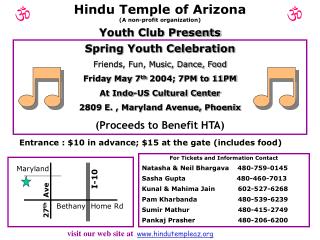 Hindu Temple of Arizona (A non-profit organization)