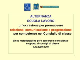 ALTERNANZA SCUOLA LAVORO : un’occasione per promuovere