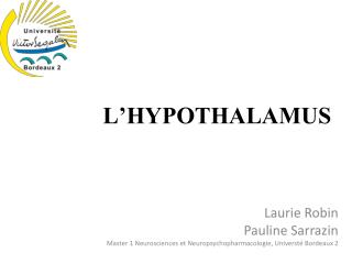 L’HYPOTHALAMUS