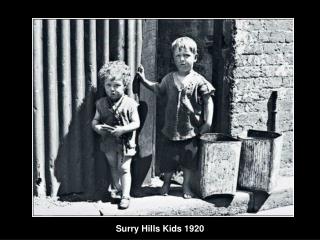 Surry Hills Kids 1920