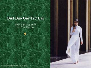 Biết Bao Giờ Trở Lại