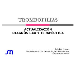 TROMBOFILIAS