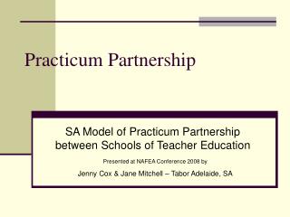 Practicum Partnership