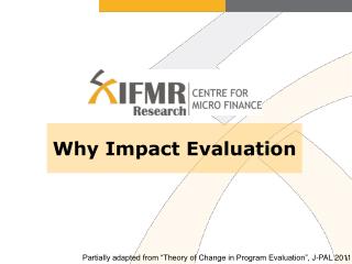 Why Impact Evaluation