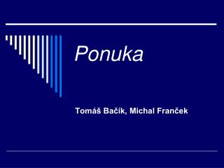 Ponuka