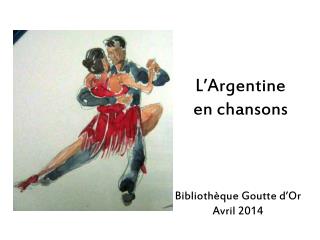 L’Argentine en chansons