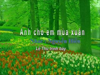 Anh cho em mùa xuân