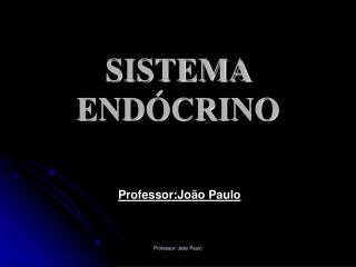 SISTEMA ENDÓCRINO