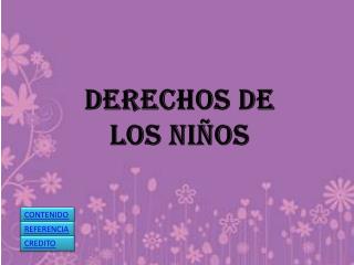 Derechos de los niños