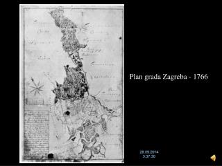 Plan grada Zagreba - 1766