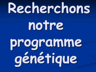 Diaporama créé par Liliane Arnaud Soubie professeur de SVT