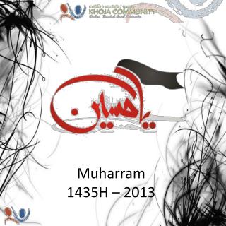 Muharram 1435H – 2013