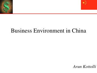 Business Environment in China