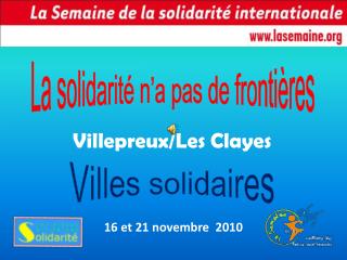 La solidarité n’a pas de frontières