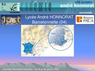 Lycée André HONNORAT Barcelonnette (04)