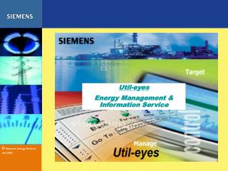 Util-eyes Energy Management &amp; Information Service