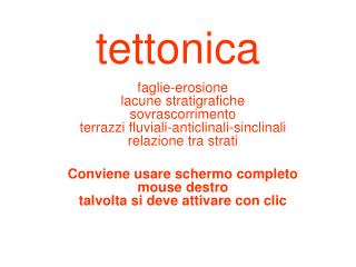 tettonica