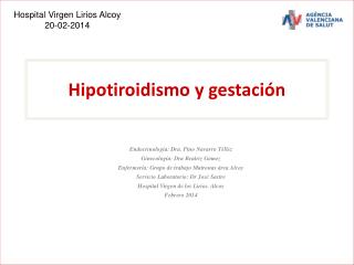 Hipotiroidismo y gestación