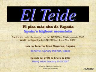 El Teide