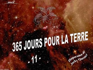 365 JOURS POUR LA TERRE