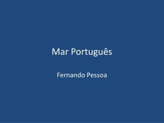 Mar Português