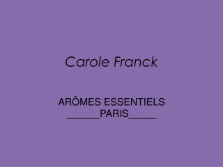 Carole Franck