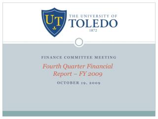 Fourth Quarter Financial Report – FY 2009