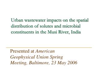 Presented at American Geophysical Union Spring Meeting, Baltimore, 23 May 2006