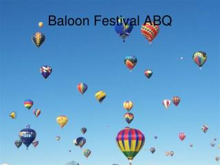 Baloon Festival ABQ